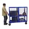 Vestil 2000 lb Capacity, 33 W x 64.5625 L x 61.625 H, 2 Shelves SCW-XM-3060-BL - alternate 2